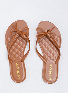 Chinelo Express III Petite Jolie PJ2272III Doce de Leite