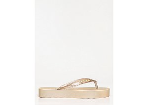 Chinelo Fresh Up Petite Jolie PJ7705 Glitter Ouro Light