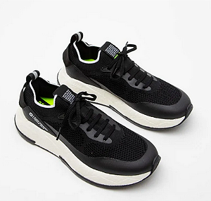 Tênis Puff Sneaker Petite Jolie PJ7130II Preto