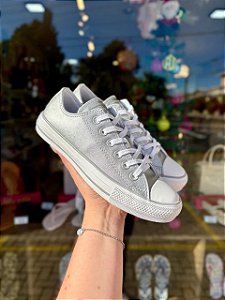 Chuck Taylor All Star Converse Authentic Glam 2.0 Prata