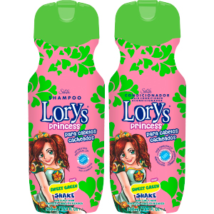 Kit Lorys Princess Star Cachos Shampoo e Condicionador