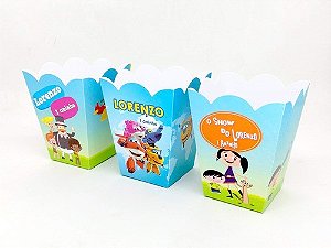 10 Cachepo Centro De Mesa - Qualquer Tema Personalizado
