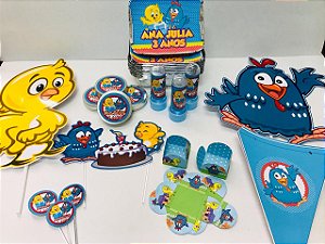 Kit Festa Lembrancinhas Personalizado 200 Pçs - Galinha Pintadinha