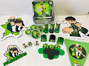 Kit Festa Lembrancinhas Personalizado 120 Pçs - Ben 10