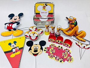 Kit Festa Lembrancinhas Personalizado 120 Pçs - Mickey