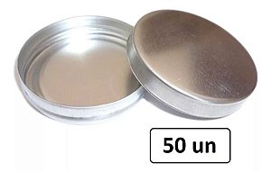 Kit 50 Latinhas Alumínio Para Lembrancinhas Personalizar Atacado 5X1,5Cm
