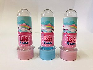 30 Tubetes + 30 Latinhas + 30 Marmitinhas Personalizados - Chuva De Amor