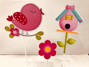 Kit Festa Lembrancinhas Personalizado 120 Pçs - Jardim Encantado