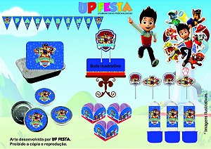 Kit Festa Lembrancinha Patrulha Canina 10 Pessoas -90 Pcs
