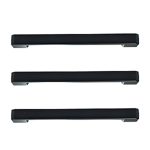 3 Puxador Para Porta Gaveta De Armarios E Guarda Roupa 160mm