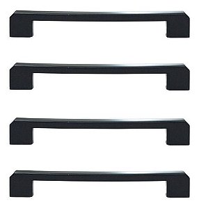 4 Puxador 160mm Entre furos Para Moveis Armários de Cozinha E Guarda Roupa
