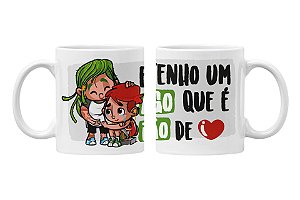 Caneca eu tenho um amigo...