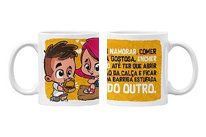 Caneca vamos namorar e comer
