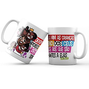 Caneca deixe a mim as crianças