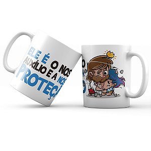 Caneca Ele é nosso auxílio