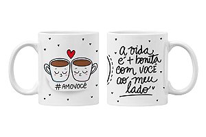 Caneca #Amo vc