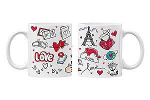 Caneca figurinhas