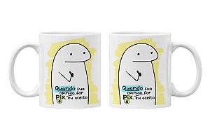 Caneca opnião em pix