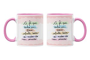 Caneca a fé que eu tenho