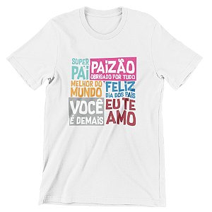 Camisa Pai frases