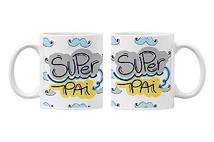 Caneca super pai - Personalizada Branca