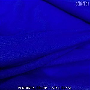 Pluminha Orlon, Azul Royal tecido Malha Felpuda para Costura Criativa
