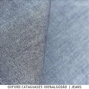 Oxford Jeans tecido 100% Algodão 1,50Largura