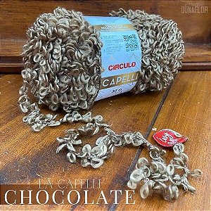 Lã Capelli Chocolate 7382 100g  95%Acrilico 5%Poliester