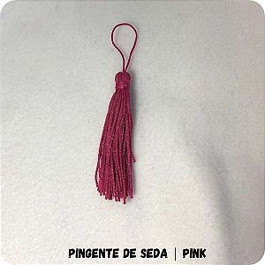 Pingente de Seda | Pink 8cm
