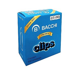 CLIPS GALV. ACO BACCHI 2/0 C/100