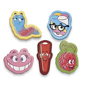 BORRACHA DECORADA C/ AROMA FINI UN SORTIDO