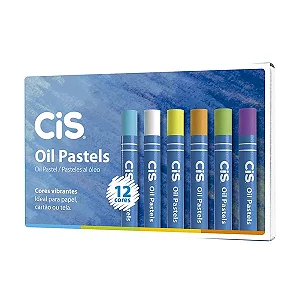 GIZ PASTEL OLEOSO/ OIL PASTEL CIS 12 CORES
