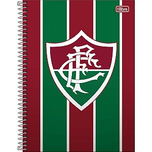 Caderno Universitário Capa Dura 10 Matérias Fluminense 160 Folhas