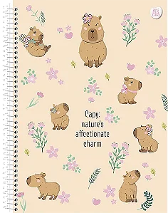 CADERNO 01X1 CAPYCUTIES 80FLS