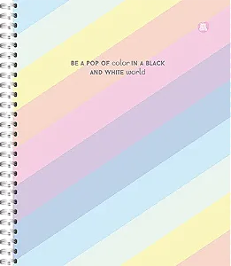 CADERNO COLEGIAL 1X1 CRISTALES