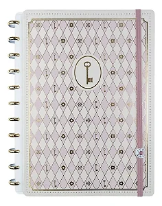 CADERNO INTELIGENTE ROSE KEY MEDIO