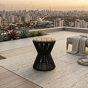 Mesa lateral Arami - Cor Preto