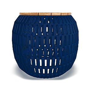 Mesa Lateral Izzy - Cor Azul Marinho