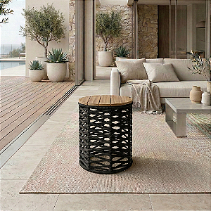 Mesa Lateral Lidy - Cor Preto