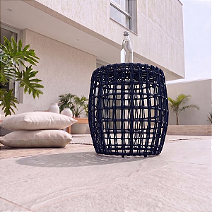 Mesa lateral Vivy - Cor Azul Marinho