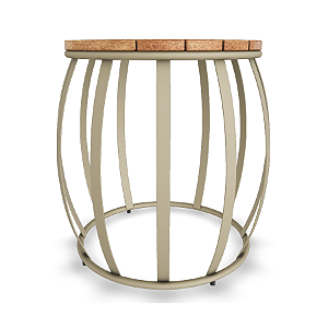 Mesa lateral Wood - Cor Fendi