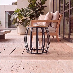 Mesa lateral Wood - Cor Grafite