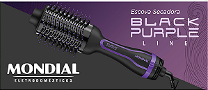 Escova Secadora Mondial Black Purple-ES-08 (Imagem ilustrativa)