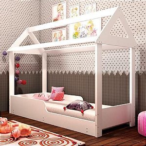 Cama Tcil Montessoriano Bella Infantil unissex-Branca