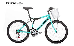 Bicicleta Houston Bristol Peak aro 24- Verde /Preta