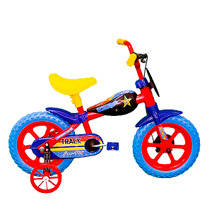 Bicicleta Track Bike Infantil Aro 12 Moto Super Party R- Masculina