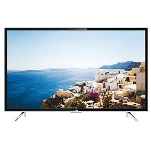 Tv TCL 55 polegadas Smart  LED   L55S4900FS Full HD 3 HDMI 2 USB Preta com Conversor Digital Integrado