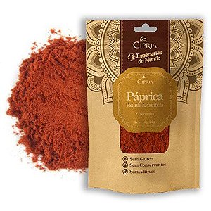 Páprica Defumada Picante Espanhola - 20g