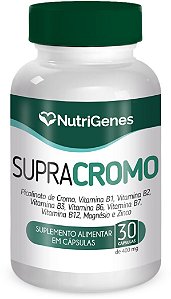 SUPRA CROMO - 30 CÁPSULAS - NUTRIGENES