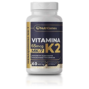 VITAMINA K2 - 60 CÁPSULAS - NUTRIGENES